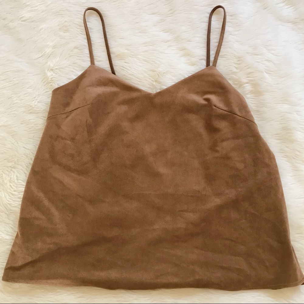 Suede Tank Top